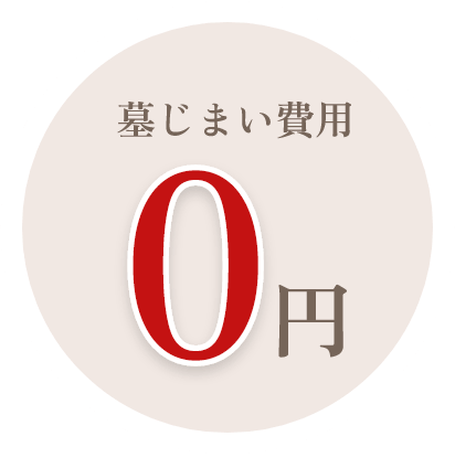 墓じまい費用0円